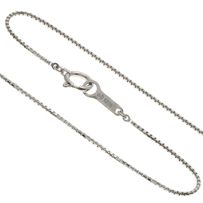 TASAKI 3P Diamond Necklace K18 White Gold Ladies [Used]