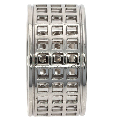 GUCCI Scroll Wide #14 Ring K18 White Gold Ladies [Used]