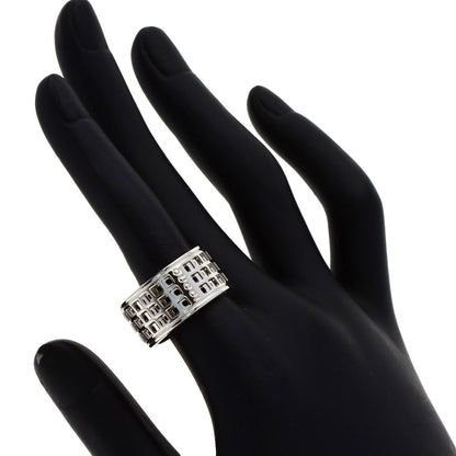 GUCCI Scroll Wide #14 Ring K18 White Gold Ladies [Used]