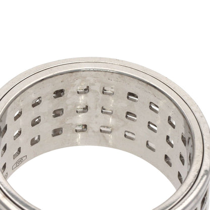 GUCCI Scroll Wide #14 Ring K18 White Gold Ladies [Used]