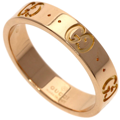 GUCCI Icon # 11 Ring K18 Pink Gold Ladies [Used]