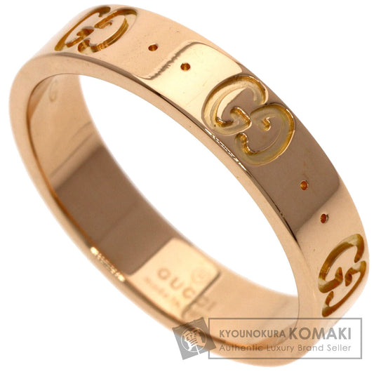 GUCCI Icon # 11 Ring K18 Pink Gold Ladies [Used]