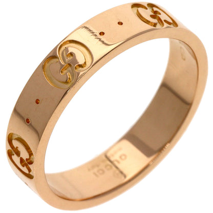 GUCCI Icon # 11 Ring K18 Pink Gold Ladies [Used]