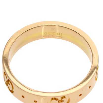 GUCCI アイコン #8 Ring K18 Pink Gold Ladies [Used]