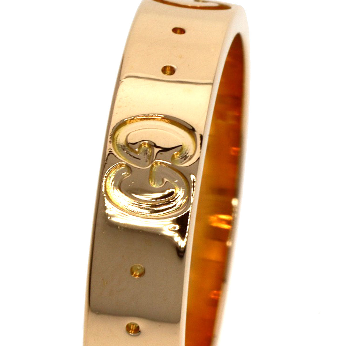 GUCCI アイコン #8 Ring K18 Pink Gold Ladies [Used]
