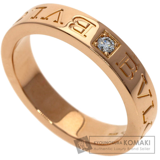 BVLGARI BVLGARI BVLGARI 1P Diamond Ring K18 Pink Gold Ladies [Used]