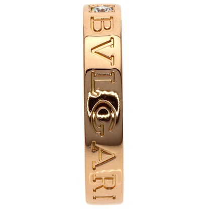 BVLGARI BVLGARI BVLGARI 1P Diamond Ring K18 Pink Gold Ladies [Used]