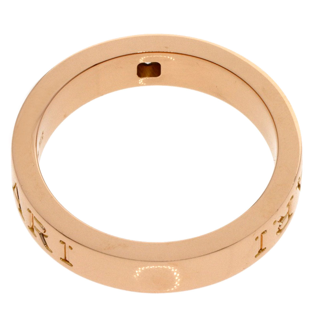 BVLGARI BVLGARI BVLGARI 1P Diamond Ring K18 Pink Gold Ladies [Used]