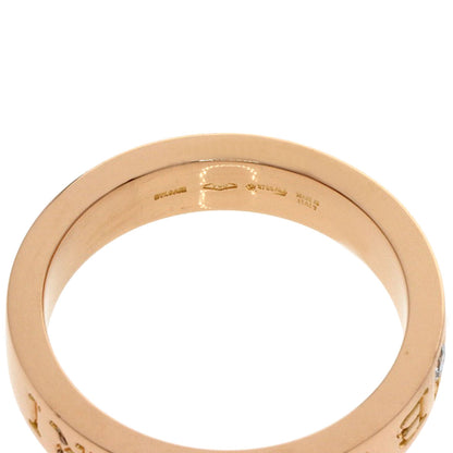 BVLGARI BVLGARI BVLGARI 1P Diamond Ring K18 Pink Gold Ladies [Used]