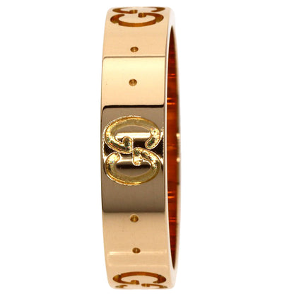 GUCCI アイコン #8 Ring K18 Pink Gold Ladies [Used]