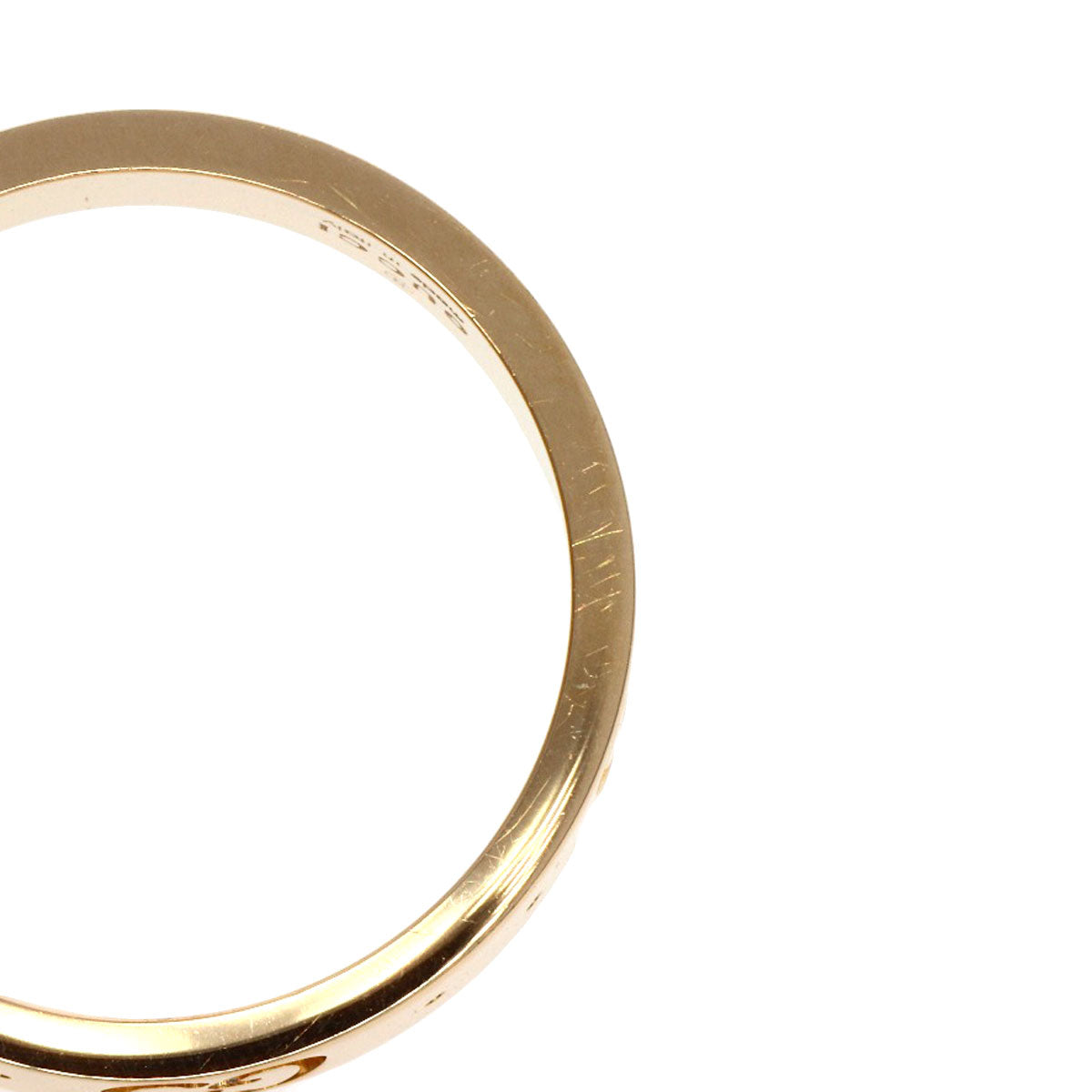 GUCCI アイコン #8 Ring K18 Pink Gold Ladies [Used]