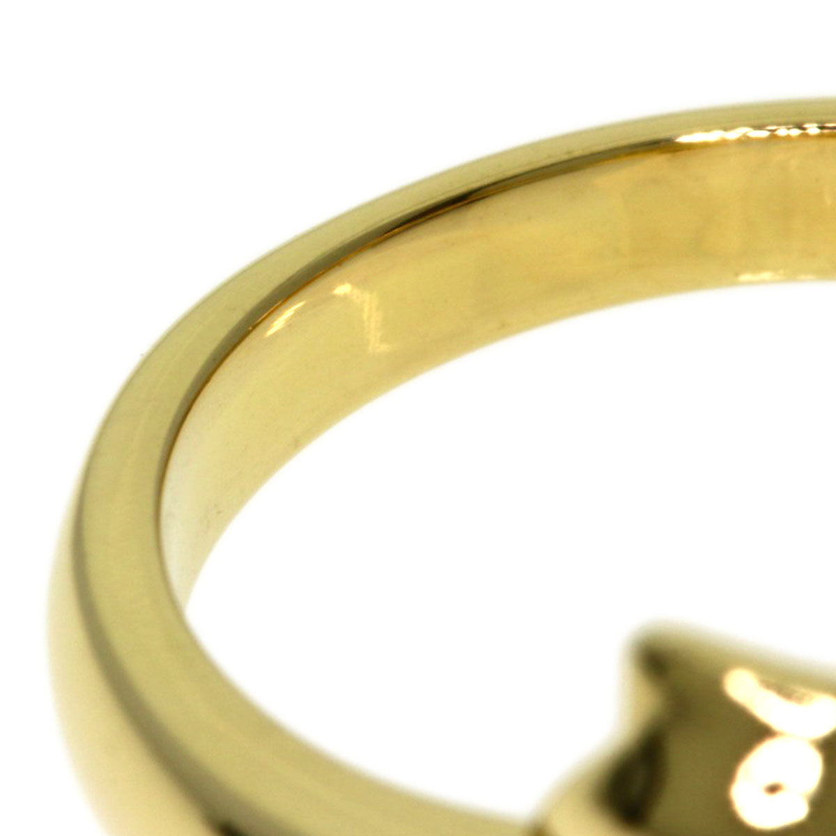 MIKIMOTO Diamond Ring K18 Yellow Gold Ladies [Used]