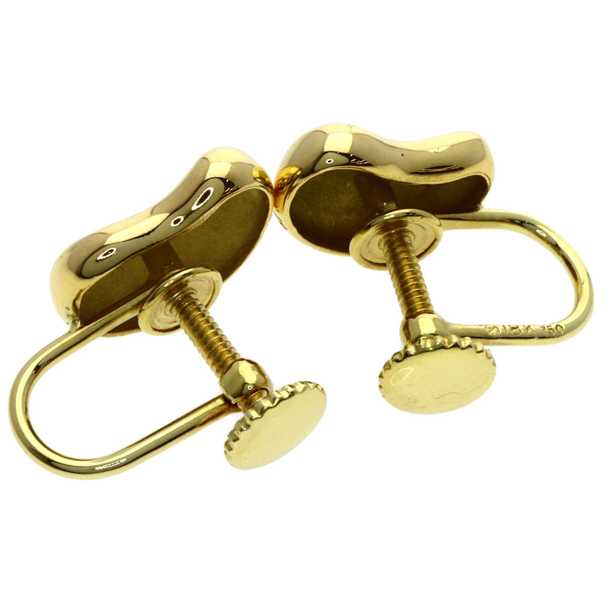 TIFFANY&Co. Bean Earring K18 Yellow Gold Ladies [Used]