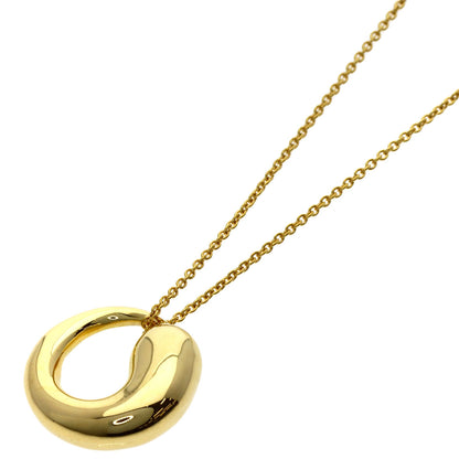 TIFFANY&Co. Eternal circle Necklace K18 Yellow Gold Ladies [Used]