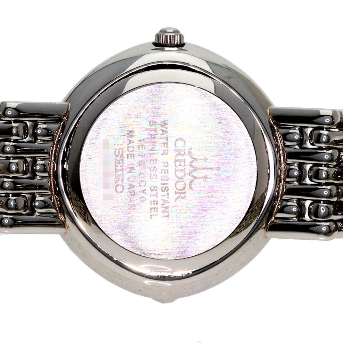 SEIKO CREDOR Signo Bezel Diamond Watches 1E70-0CY0 Stainless Steel/Stainless Steel Ladies