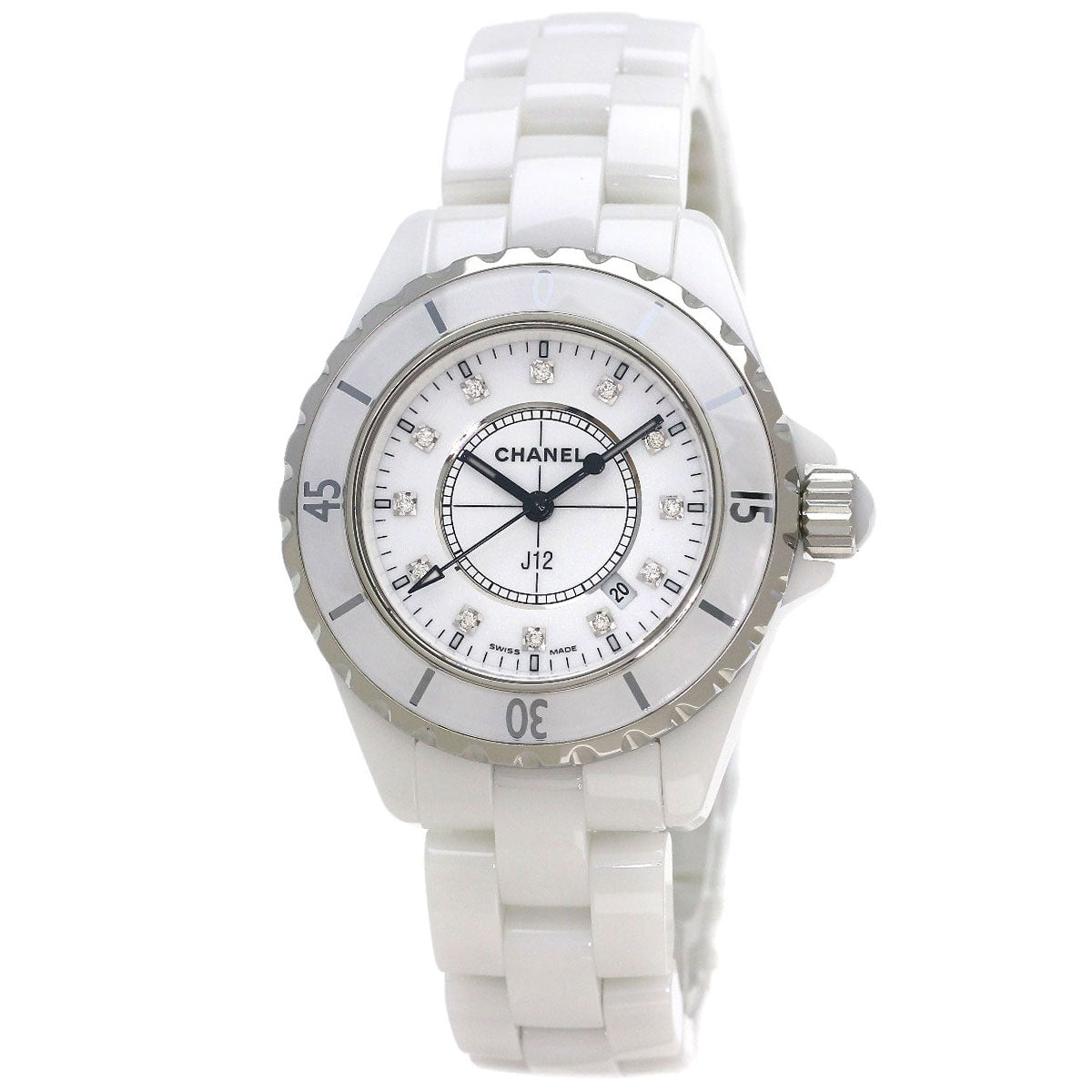 CHANEL J12 1.3" Watches H1628 Ceramic/Ceramic Ladies
