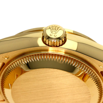 ROLEX DATEJUST 10P Diamond Watches 179158 K18 Yellow Gold/K18YGxDiamond Ladies