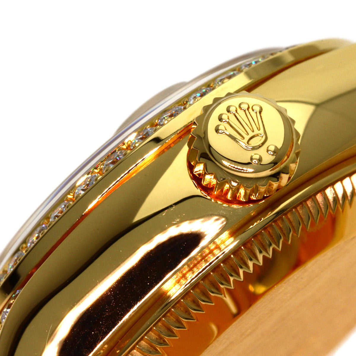 ROLEX DATEJUST 10P Diamond Watches 179158 K18 Yellow Gold/K18YGxDiamond Ladies