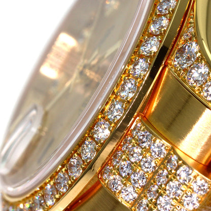 ROLEX DATEJUST 10P Diamond Watches 179158 K18 Yellow Gold/K18YGxDiamond Ladies