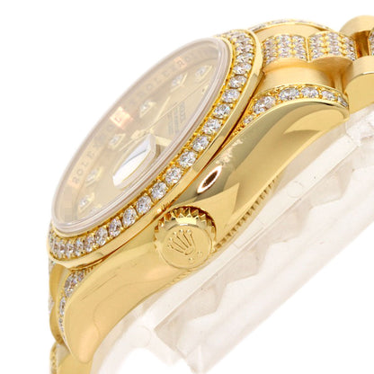 ROLEX DATEJUST 10P Diamond Watches 179158 K18 Yellow Gold/K18YGxDiamond Ladies