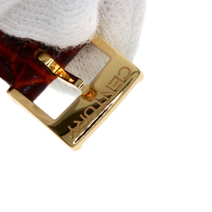 CENTURY charisma Watches K18 Pink Gold/Leather Ladies