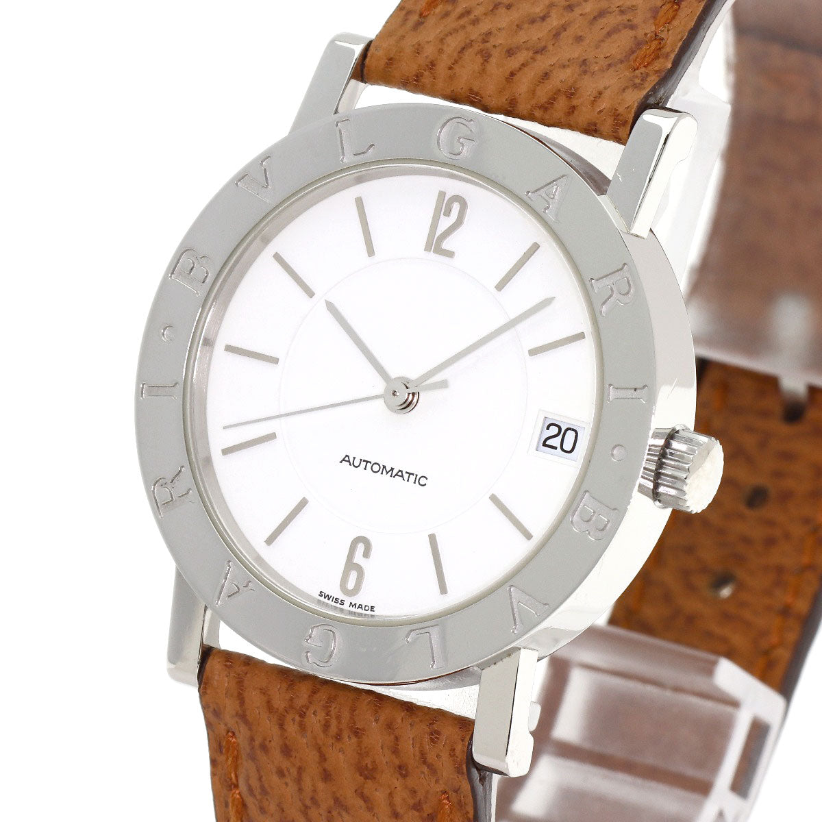 BVLGARI BVLGARI BVLGARI Watches BB33SL AUTO Stainless Steel/Leather mens