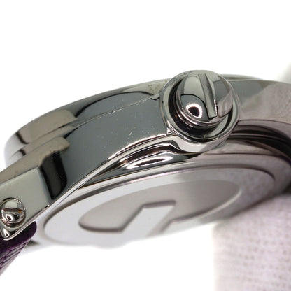 GUCCI Turn face Watches 6600L Stainless Steel/Leather Ladies
