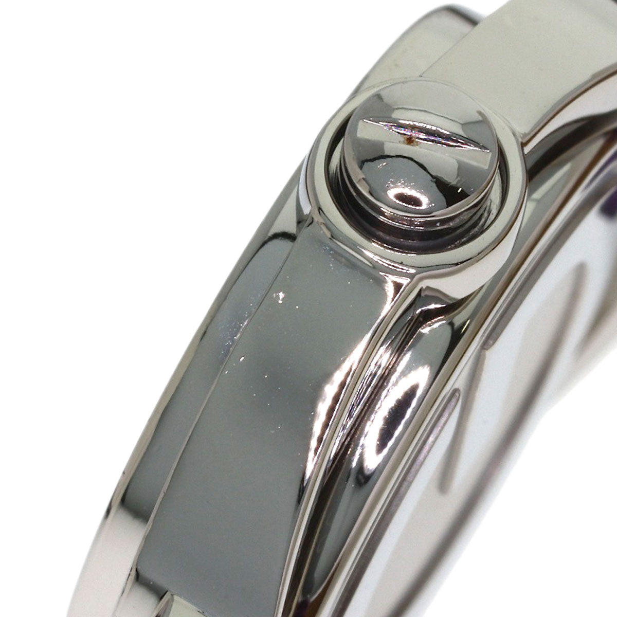 GUCCI Turn face Watches 6600L Stainless Steel/Leather Ladies