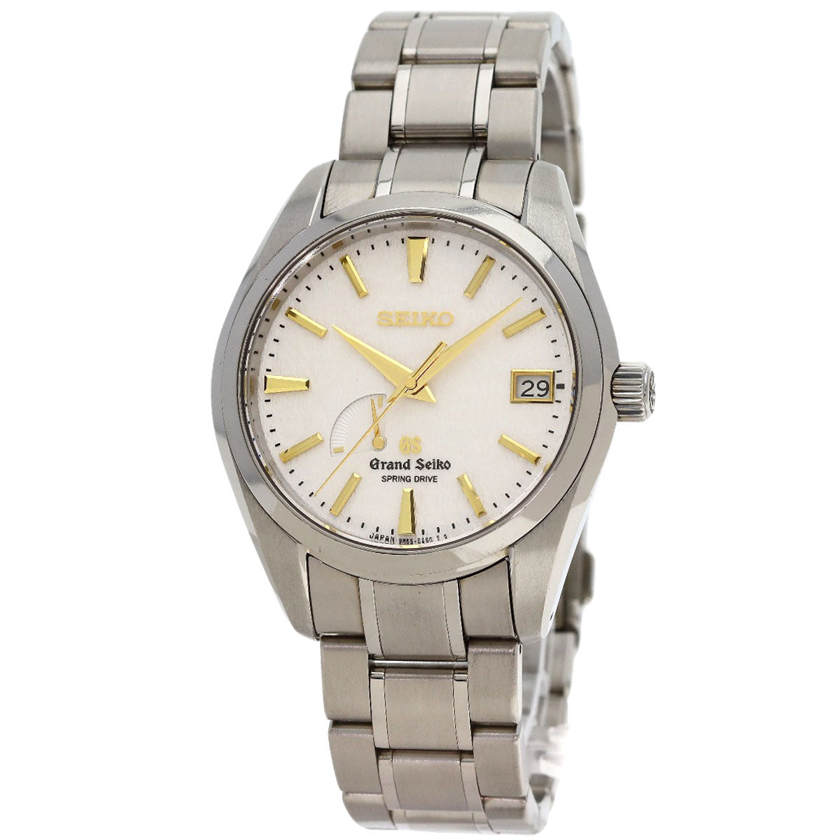 SEIKO Grand Seiko Snow White Watches SBGA059 9R65-0AE0 Titanium/Titanium mens