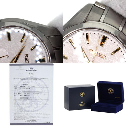 SEIKO Grand Seiko Snow White Watches SBGA059 9R65-0AE0 Titanium/Titanium mens
