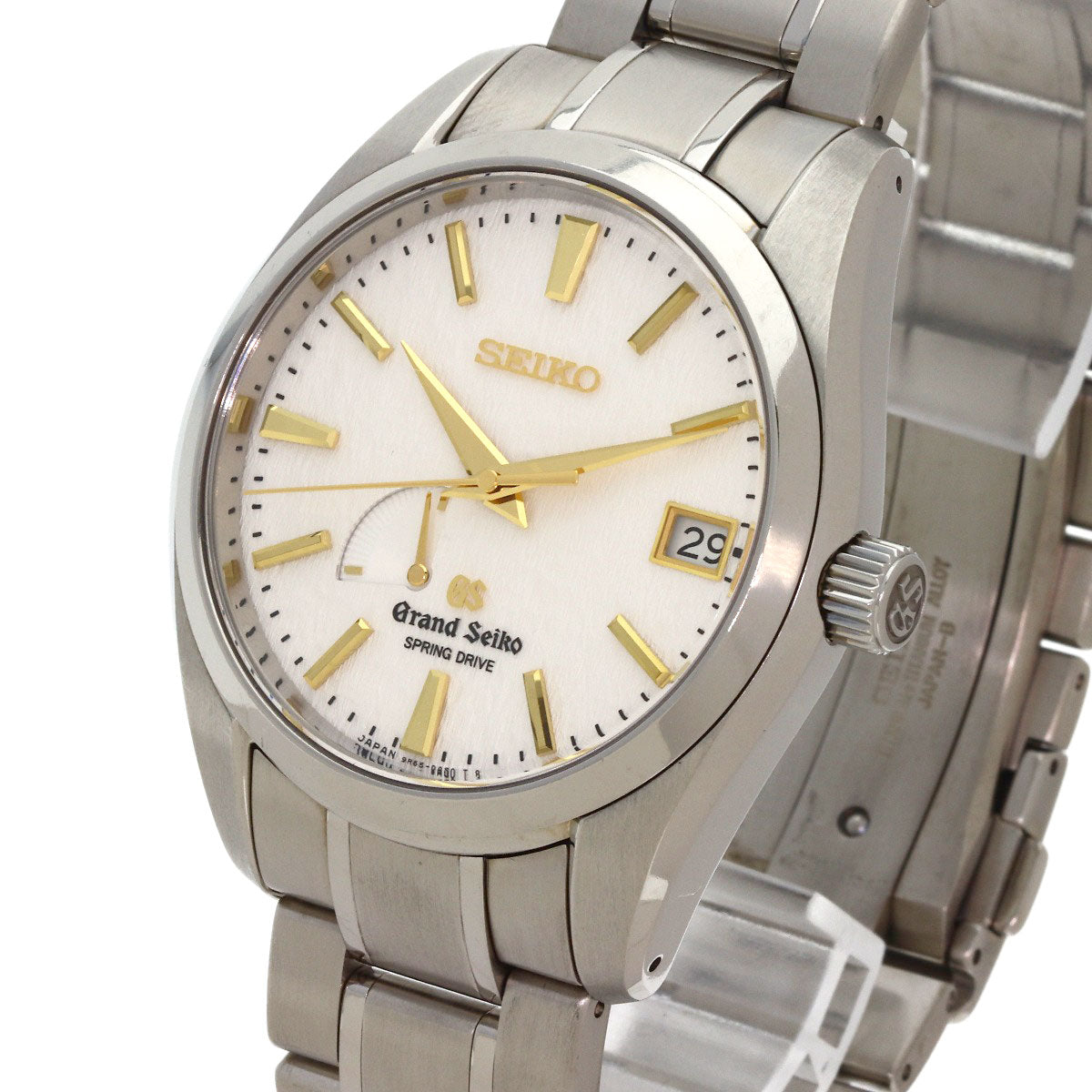 SEIKO Grand Seiko Snow White Watches SBGA059 9R65-0AE0 Titanium/Titanium mens
