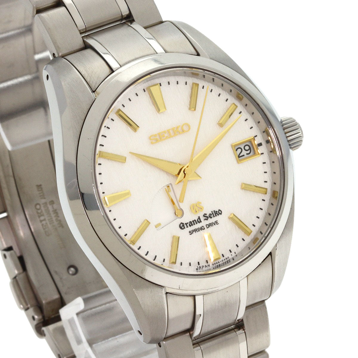 SEIKO Grand Seiko Snow White Watches SBGA059 9R65-0AE0 Titanium/Titanium mens