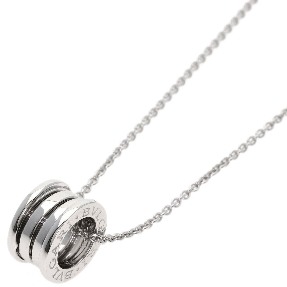 BVLGARI B.zero1 Necklace K18 White Gold Ladies [Used]