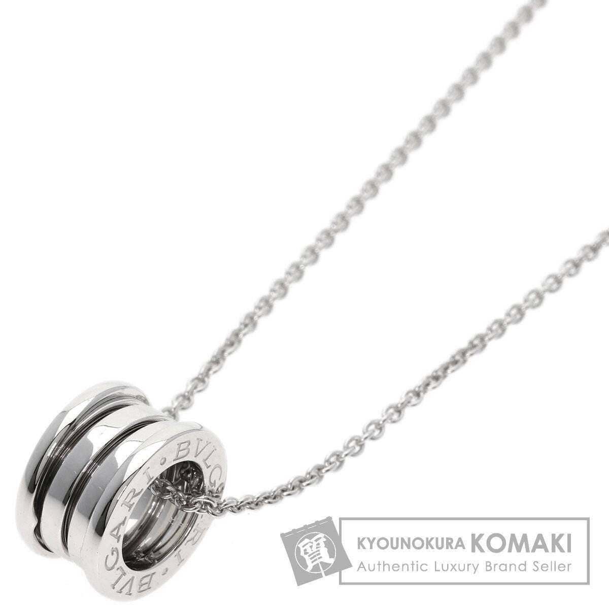 BVLGARI B.zero1 Necklace K18 White Gold Ladies [Used]