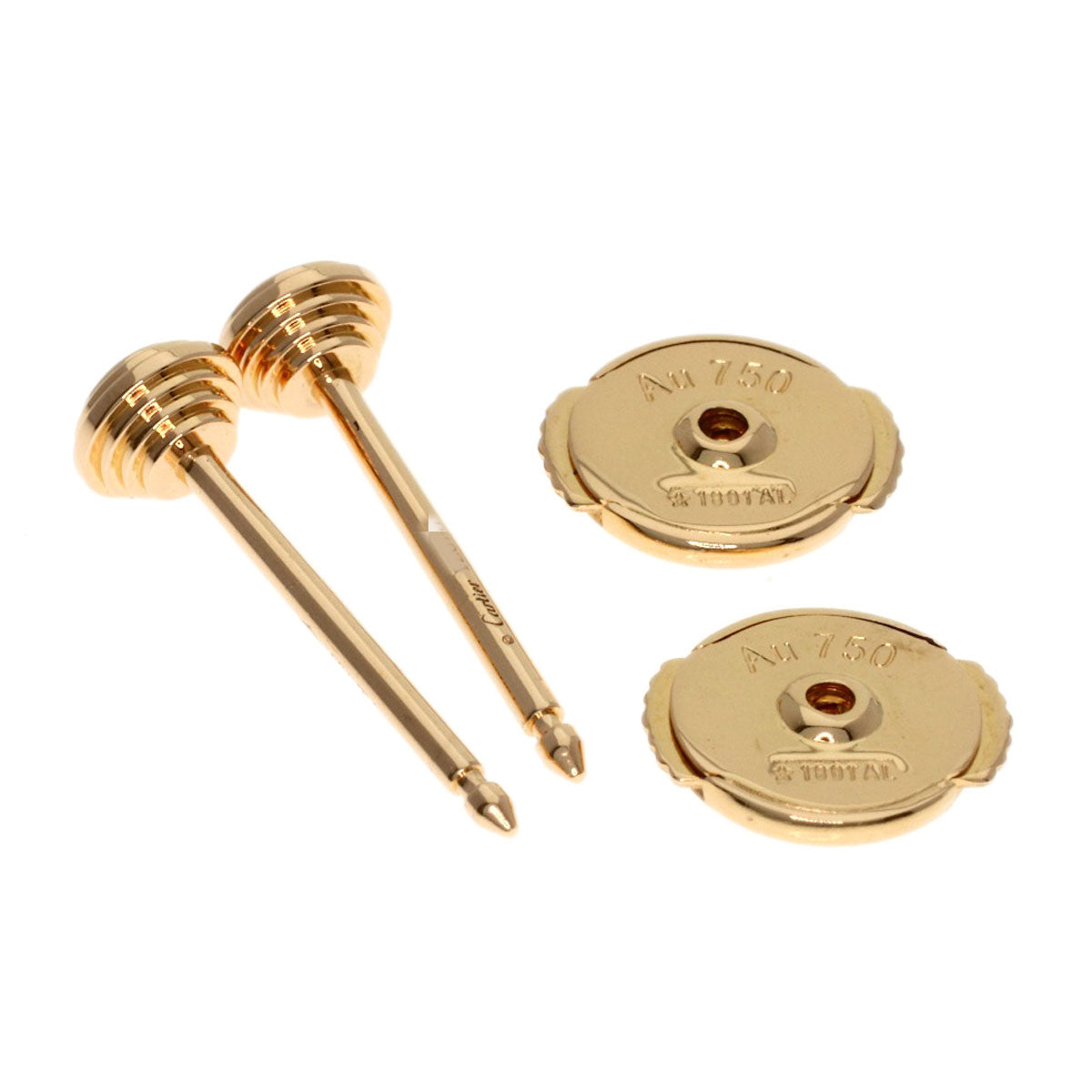 CARTIER Amour XS Diamond earring K18 Pink Gold Ladies [Used]