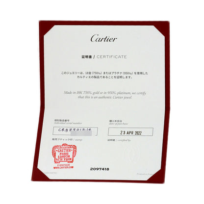 CARTIER Amour XS Diamond earring K18 Pink Gold Ladies [Used]