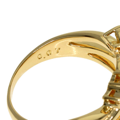 TASAKI Ruby Diamond Ring K18 Yellow Gold Ladies [Used]