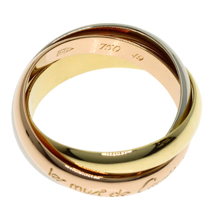 CARTIER Trinity #49 Ring K18 Yellow Gold K18 White GoldLadies [Used]