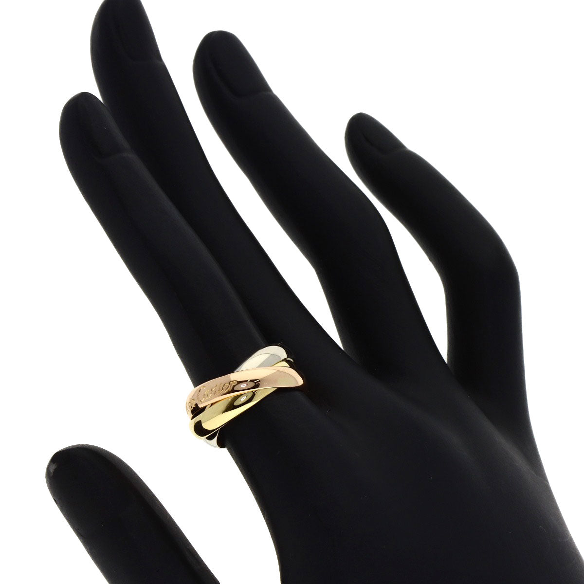 CARTIER Trinity #49 Ring K18 Yellow Gold K18 White GoldLadies [Used]
