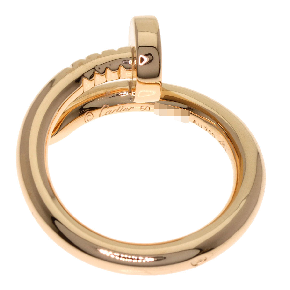 CARTIER Juste un Clou Classique #50 Ring K18 Pink Gold Ladies [Used]