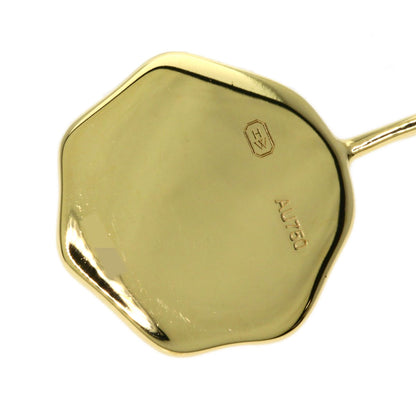 HARRY WINSTON Logo Shield 2P Diamond Pendant top K18 Yellow Gold Ladies [Used]