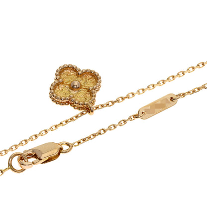 Van Cleef & Arpels Sweet Alhambra Necklace K18 Pink Gold Ladies [Used]
