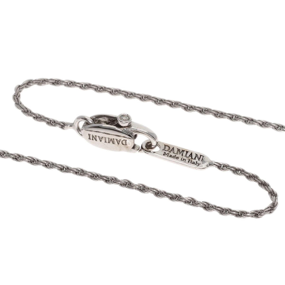 Damiani Belle Epoque Cross Diamond Necklace K18 White Gold Ladies [Used]