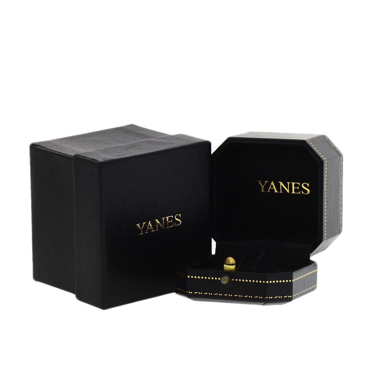 YANES Flower Enamel Ring K18 Yellow Gold Ladies [Used]