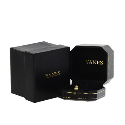 YANES Flower Enamel Ring K18 Yellow Gold Ladies [Used]