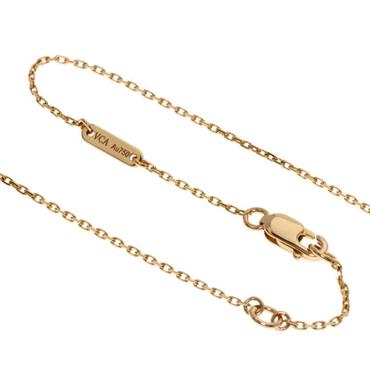 Van Cleef & Arpels Sweet Alhambra Carnelian Necklace K18 Pink Gold Ladies [Used]
