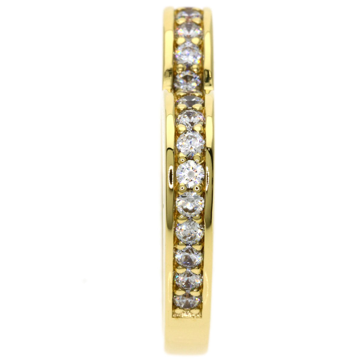 Justin Davis Heart Diamond Ring K18 Yellow Gold Ladies [Used]
