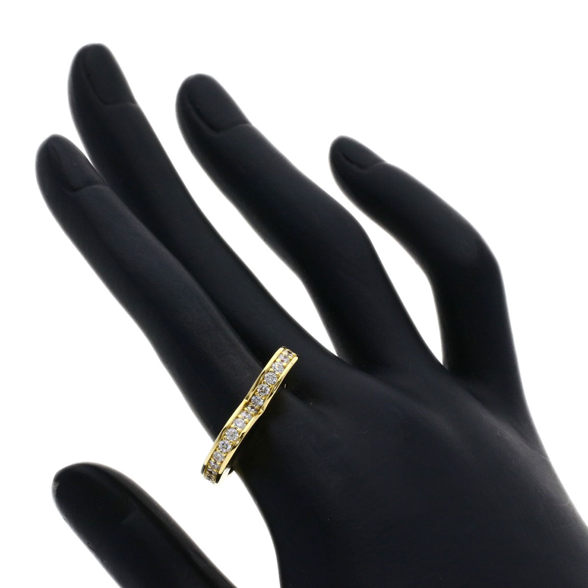 Justin Davis Heart Diamond Ring K18 Yellow Gold Ladies [Used]
