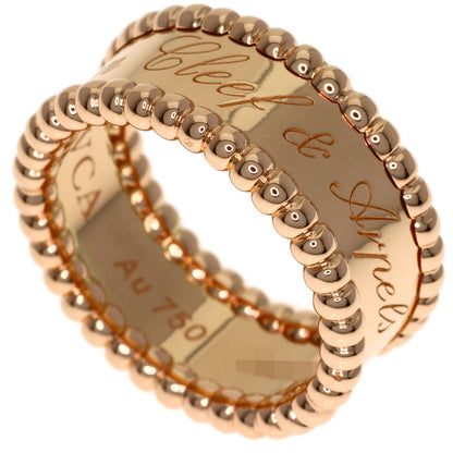 Van Cleef & Arpels Perle Senior Tulle Medium Ring K18 Pink Gold Ladies [Used]