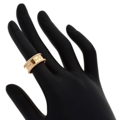 Van Cleef & Arpels Perle Senior Tulle Medium Ring K18 Pink Gold Ladies [Used]
